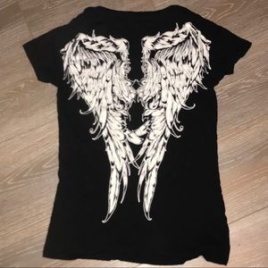 Metal Mulisha wing back shirt! Size medium
